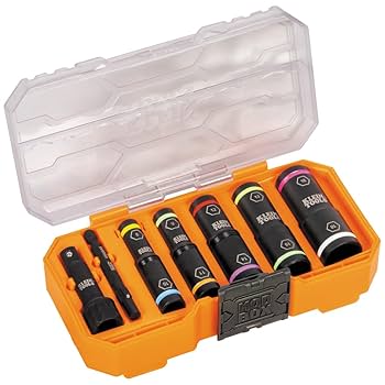 Klein Tools 65619 KNECT Flip-10 Metric Impact Socket Set
